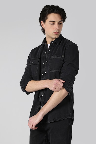 COLIN'S Дънкова риза с джобове на гърдите Мъже