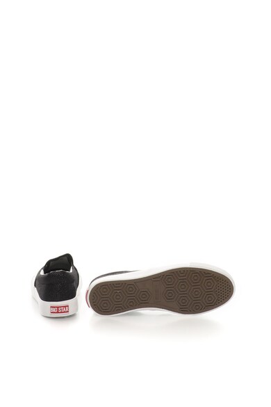 Big Star Pantofi slip-on negri stralucitori Femei