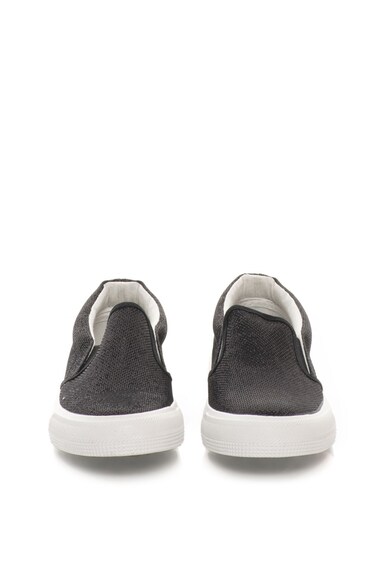 Big Star Pantofi slip-on negri stralucitori Femei