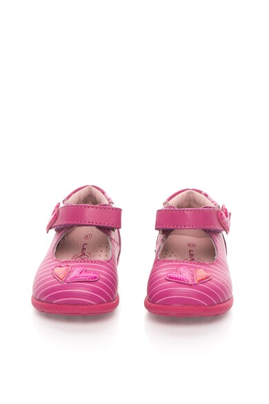 Lea Lelo Pantofi Mary Jane roz de piele cu dungi Fete