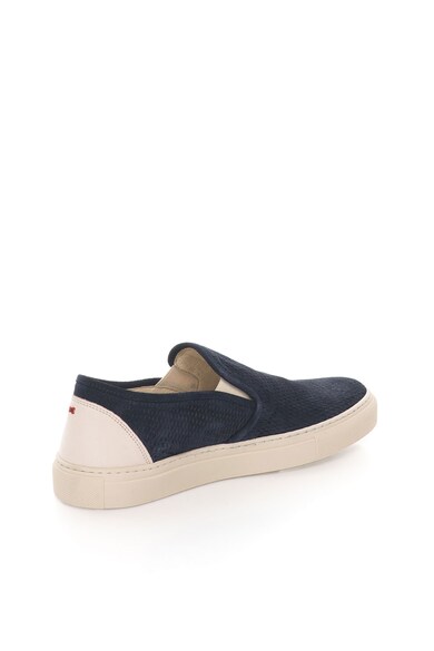 Zee Lane Pantofi slip-on de piele si piele intoarsa, cu perforatii Barbati