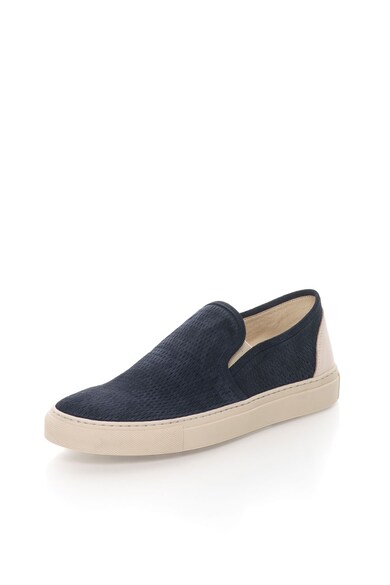 Zee Lane Pantofi slip-on de piele si piele intoarsa, cu perforatii Barbati