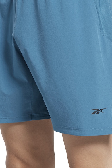 Reebok Pantaloni scurti cu buzunare cu fermoar, pentru fitness Strength Barbati