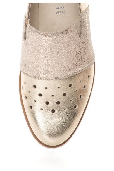 Zee Lane Collection Pantofi slip-on de piele cu perforatii Femei