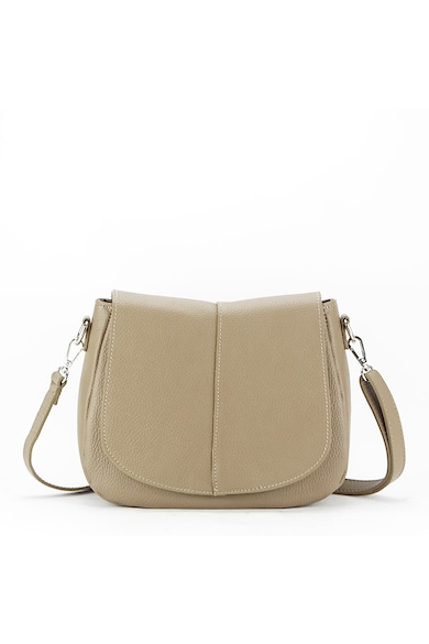 Geanta bej din piele naturala 8960 123 12296 - Bej