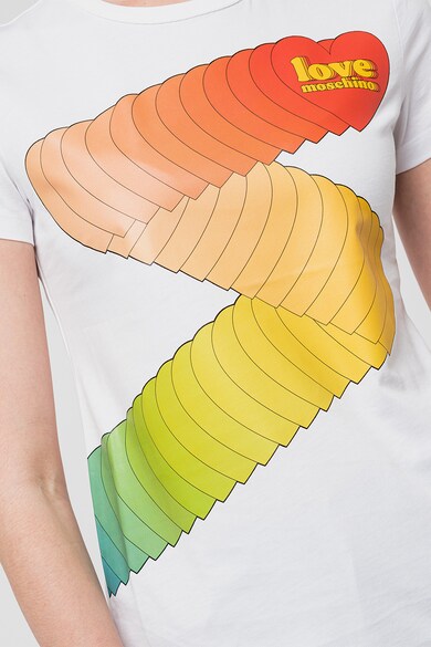 Love Moschino Тениска с фигурална щампа Жени