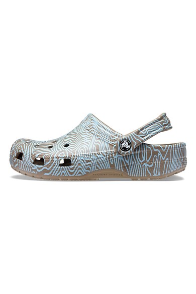 Saboti slingback Classic Topographic Crocs (208263-2F9) | Fashion Days