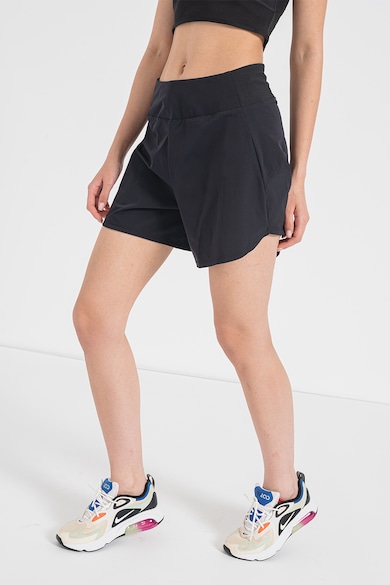 Nike Pantaloni scurti cu buzunare laterale si tehnologie Dri-Fit pentru fitness Bliss Femei