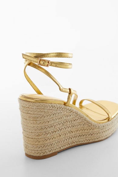 Mango Sandale-espadrile cu talpa wedge Ficus Femei