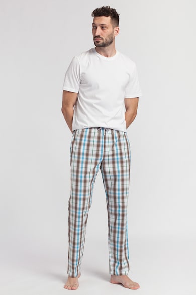 Sofiaman Pantaloni de pijama in carouri Victor Barbati