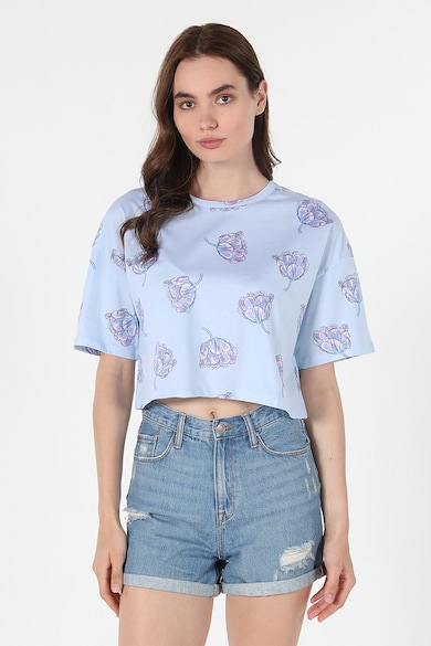 COLIN'S Къса тениска с флорална щампа Жени