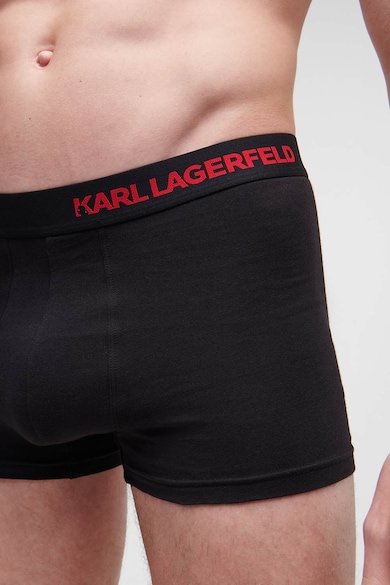 Karl Lagerfeld Organikuspamut tartalmú logómintás boxeralsó férfi