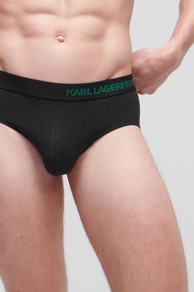 Karl Lagerfeld Organikuspamut tartalmú logómintás alsónadrág férfi