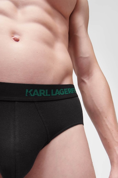 Karl Lagerfeld Organikuspamut tartalmú logómintás alsónadrág férfi