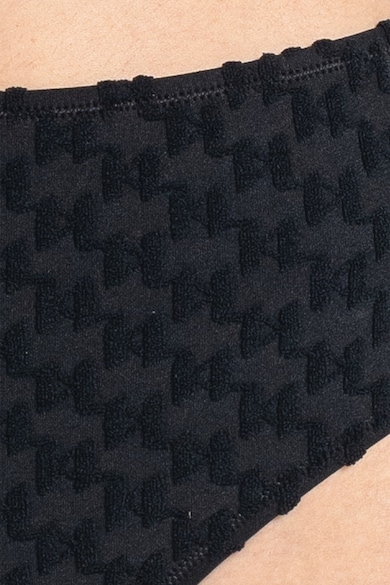 Karl Lagerfeld Fürdőruhaalsó texturált logómintával női