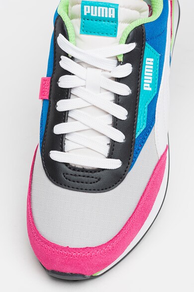 Puma Унисекс спортни обувки Future Rider с цветен блок и велур Жени
