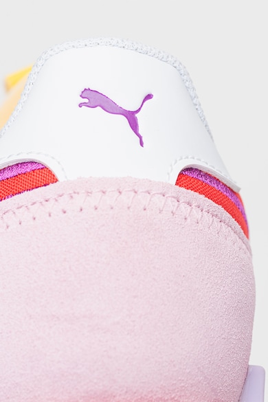 Puma Colorblock dizájnos sneaker nyersbőr szegélyekkel női
