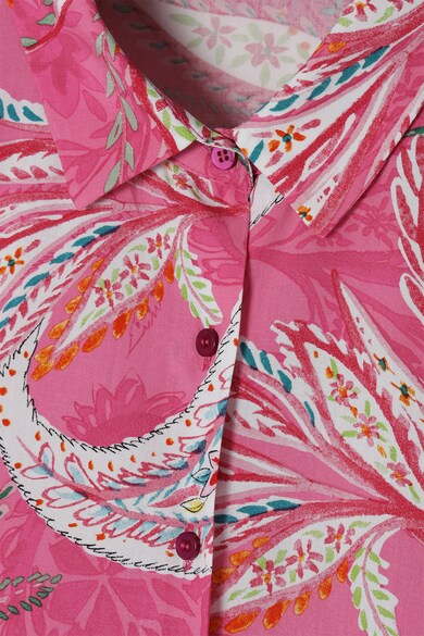 Tatuum Trikiti virágmintás ing hegyes gallérral női