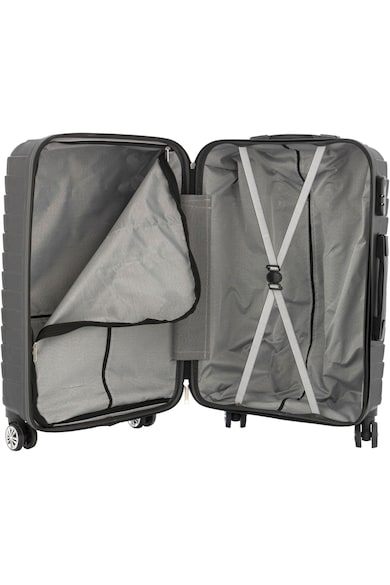 PAUSE Gurulós bőrönd texturált dizájnnal női