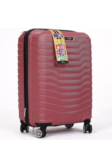 PAUSE Gurulós bőrönd texturált dizájnnal férfi