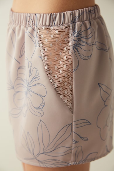 Penti Szaténhatású rövid pizsamanadrág virágmintával női