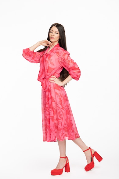 Couture de Marie Daniella bővülő fazonú trópusi mintás ruha női