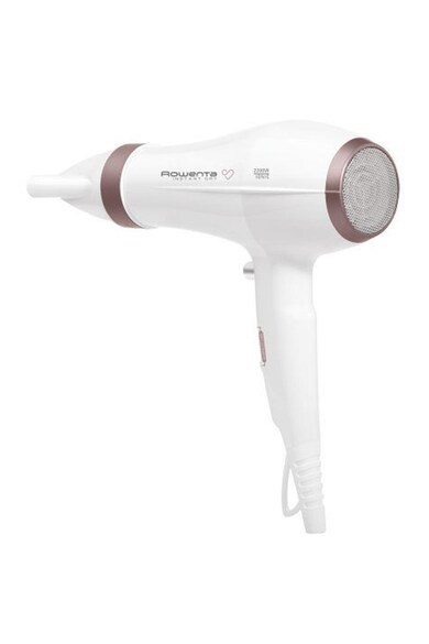 Rowenta Uscator de par  Instant Dry Premium Care , 2200W, Functie Ionica, 6 setari, Jet de aer rece, Concentrator, Difuzor pentru volum, Alb Femei