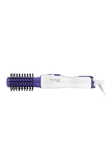 Rowenta Perie rotativa  Brush Activ Compact CF9110, 800W, 2 trepte de temperatura si viteza, Functie de aer rece, Alb/Albastru Femei