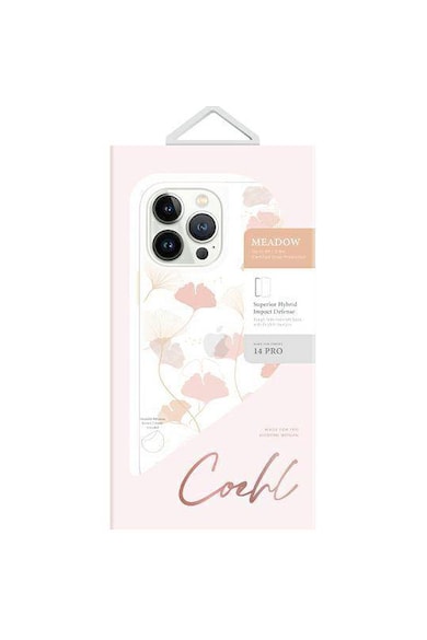 uniq Husa de protectie  Coehl Meadow pentru iPhone 14 Pro, Spring Pink Femei