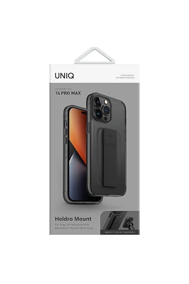 uniq Husa de protectie  Heldro Mount pentru iPhone 14 Pro Max, Vapour Smoke Femei