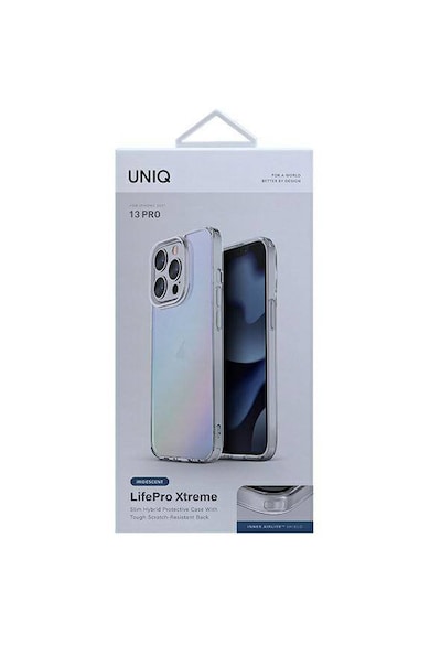 uniq Husa de protectie  LifePro Xtreme pentru iPhone 13 Pro /13, Opal/Iridescent Femei