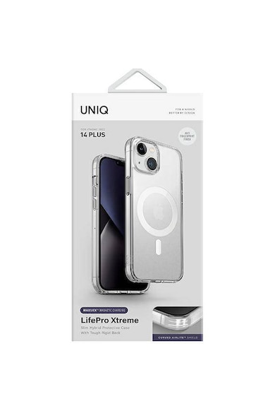 uniq Husa de protectie  LifePro Xtreme Magclick pentru iPhone 14 Plus, Frost Clear Femei