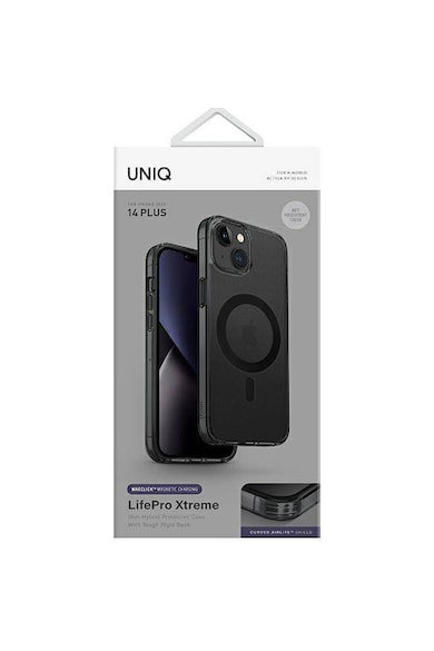 uniq Husa de protectie  LifePro Xtreme Magclick pentru iPhone 14 Plus, Frost Smoke Femei