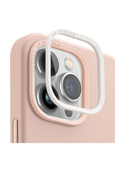uniq Husa de protectie  Lino Hue Magclick pentru iPhone 14 Pro Max, Blush Pink Femei