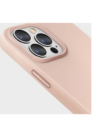 uniq Husa de protectie  Lino pentru iPhone 13 Pro Max, Blush Pink Femei