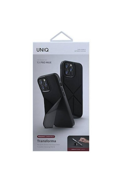 uniq Husa de protectie  Transforma MagSafe pentru iPhone 13 Pro Max, Ebony Black Femei