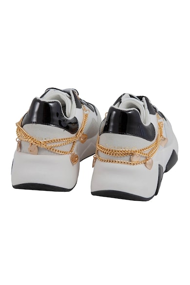 Tosca Blu Sneaker nyersbőr részletekkel és levehető lánccal női
