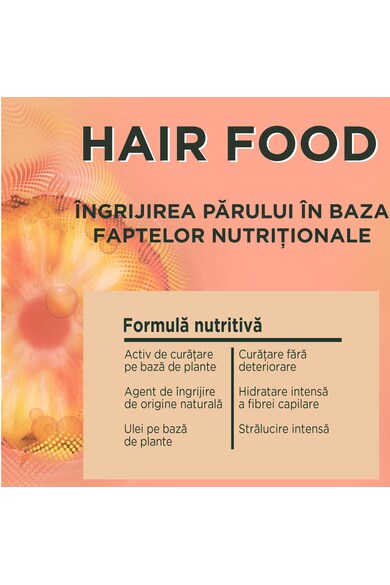 Garnier Sampon  Fructis Hair Food Ananas ce ofera stralucire parului lung si lipsit de volum, 350 ml Femei