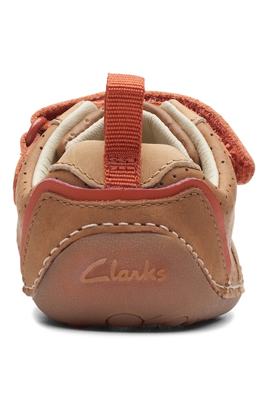 Clarks Tiny tépőzáras sneaker perforált dizájnnal Lány