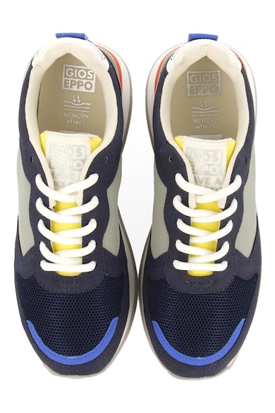 Gioseppo Centennial tépőzáras sneaker nyersbőr hatású részletekkel Fiú