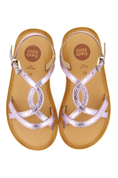 Gioseppo Кожени сандали Nosate с метализиран ефект Момичета