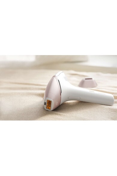 Philips Epilator IPL  Lumea Prestige BRI950/00, Senzor Smartskin, utilizare cu sau fara fir, 250.000 impulsuri, accesoriu corp si fata, Roz/Alb Femei