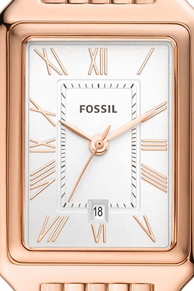 Fossil Ceas de otel inoxidabil cu logo pe cadran Femei