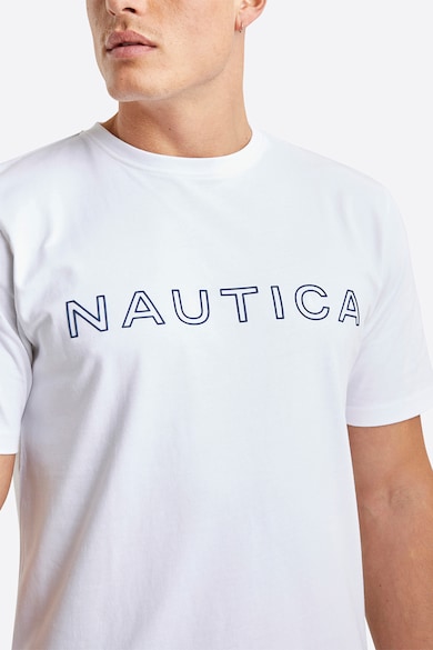 Nautica Памучна тениска Scuttle с лого Мъже