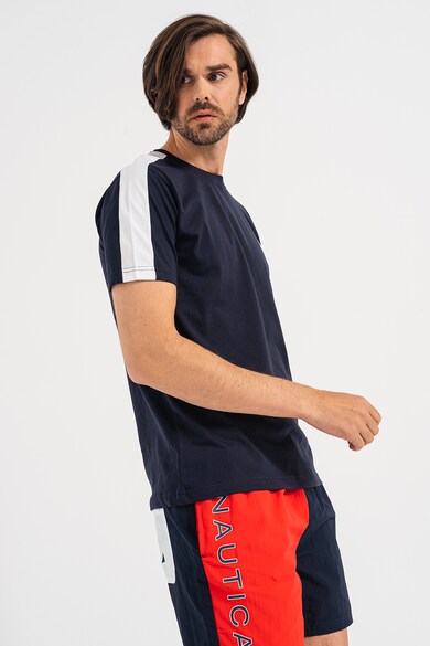 Nautica Tricou din bumbac cu model colorblock Newton Barbati