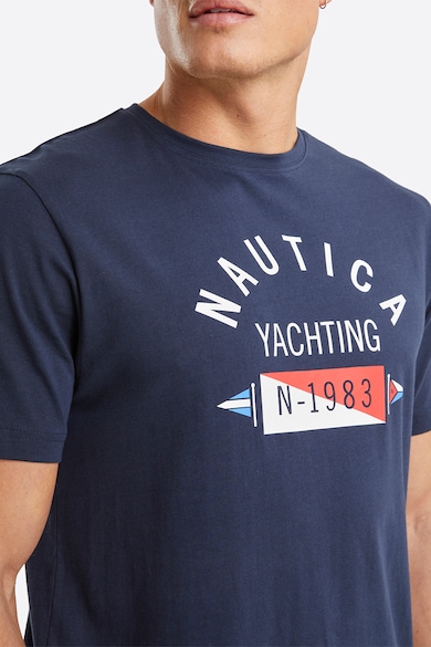Nautica Памучна тениска Levi със стандартна кройка Мъже