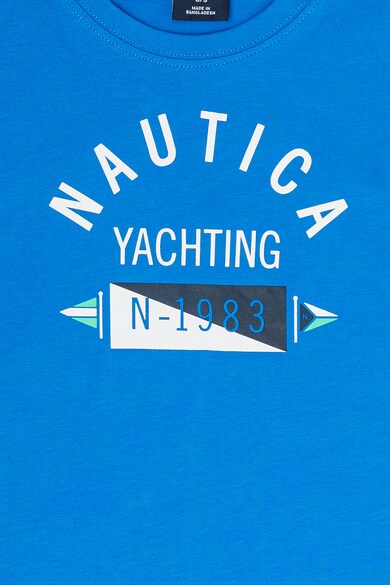 Nautica Tricou din bumbac cu imprimeu logo Levison Baieti