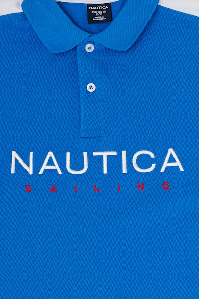 Nautica Barret galléros póló hímzett logóval Fiú