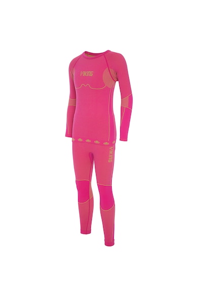 Lenjerie termoactiva pentru copii - Poliamida/Poliester - Roz - Roz