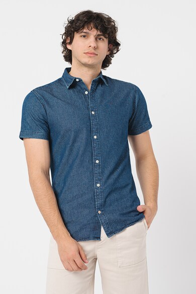 Jack & Jones Camasa slim fit de chambray cu maneci scurte Kansas Barbati